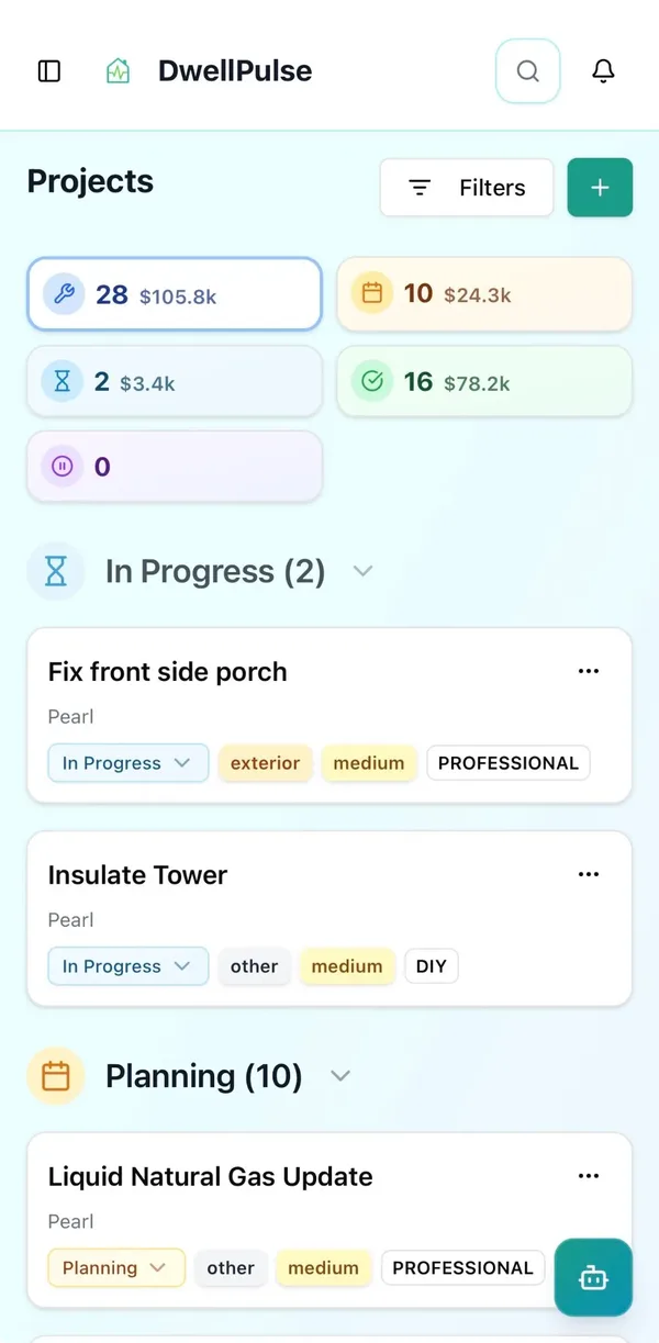 DwellPulse Projects