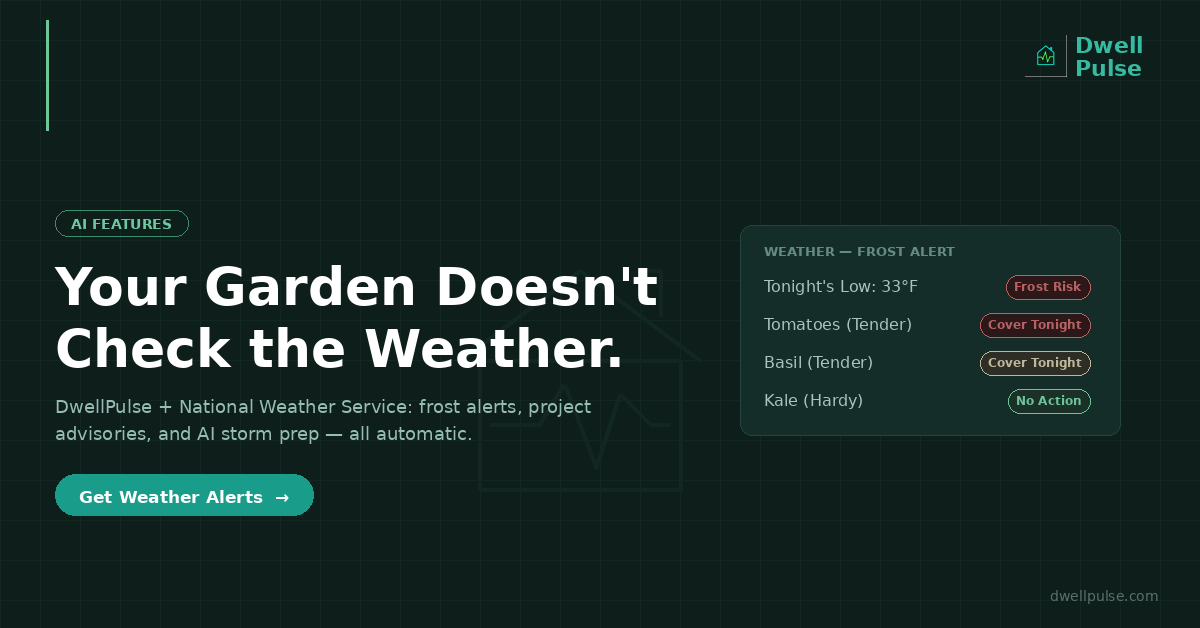 Your Garden Doesn't Check the Weather — But Your App Should
