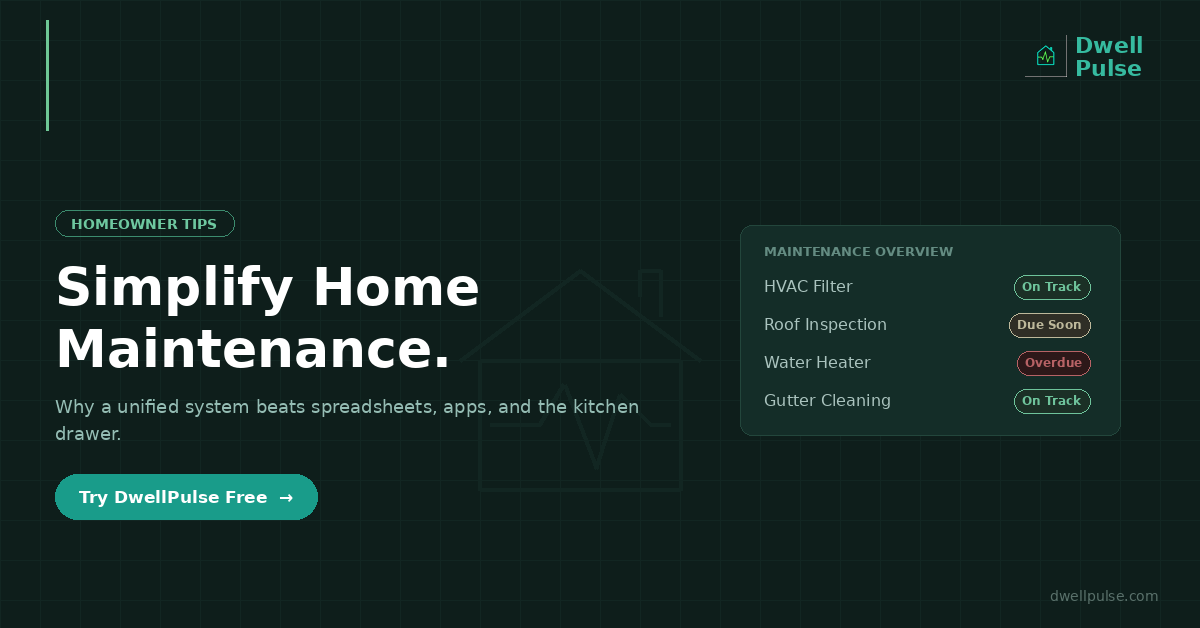 Home Maintenance Tips, Guides & Homeowner Insights | DwellPulse Blog